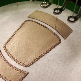 Zig Zag Stitched patch